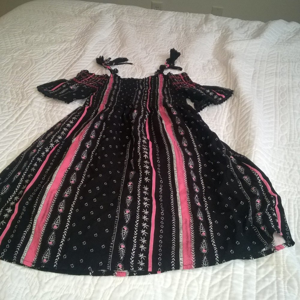 Mudd Boho Cold Shoulder dress